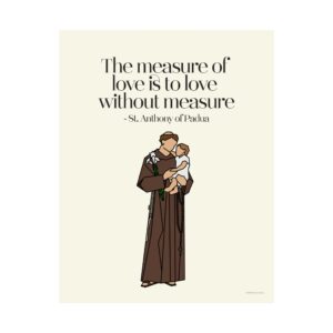St. Anthony of Padua Art Print — Love Without Measure
