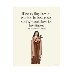 4921453566263342827_2048-1.jpeg St. Thérèse of Lisieux Art Print — Spring's Loveliness