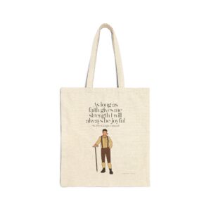 St. Pier Giorgio Frassati Canvas Bag — Always Be Joyful