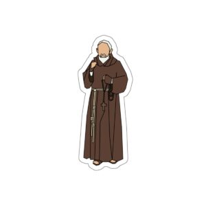 St. Padre Pio Sticker
